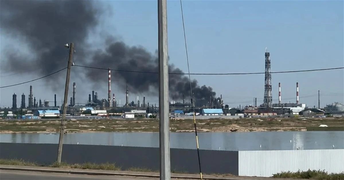Пожар на Атырауском НПЗ ликвидирован, завод работает в штатном режиме