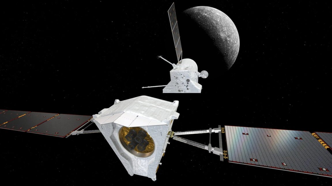 BepiColombo сбросил двигательный модуль перед выходом на орбиту Меркурия