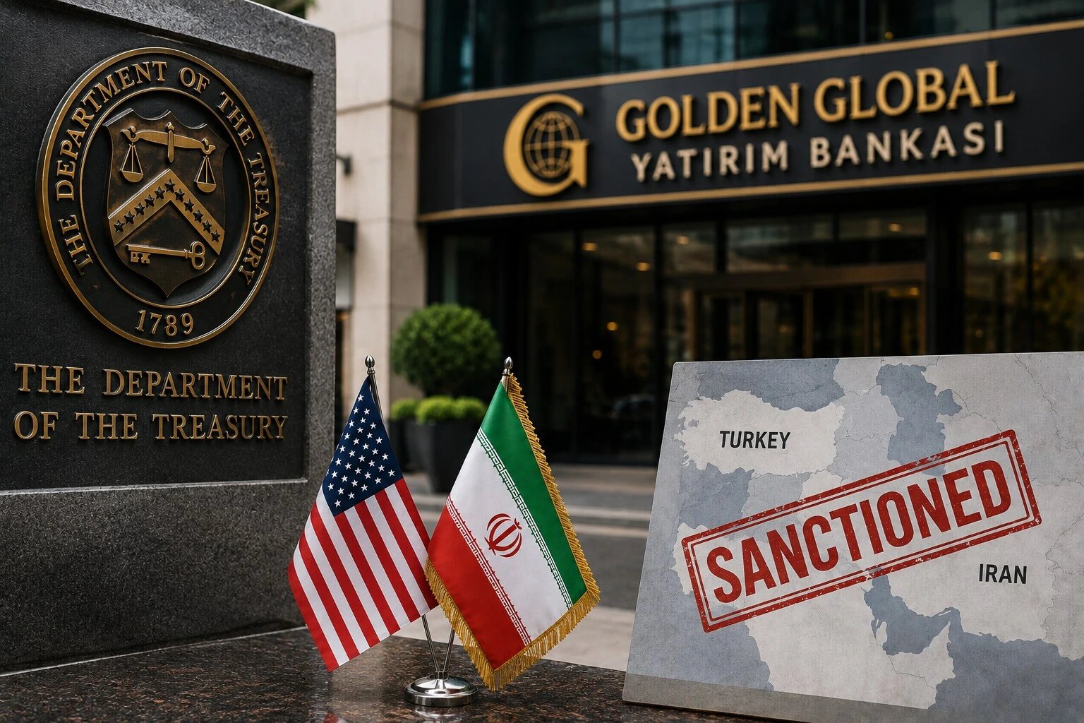 Минфин США ввел санкции против стамбульского банка Golden Global за торговлю с Ираном