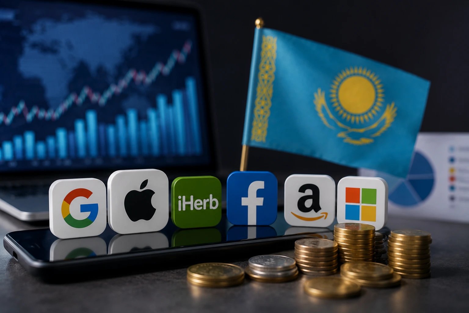 Иностранные цифровые компании уплатили Казахстану $390 млн НДС с 2022 года