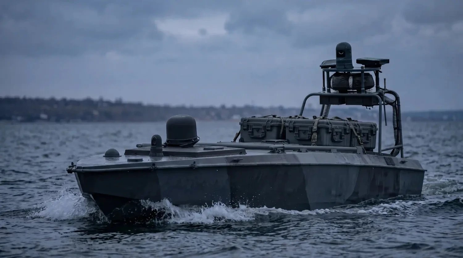 Украинский морской дрон Sargan-3000 потопил российский безэкипажный катер Zafir в Черном море