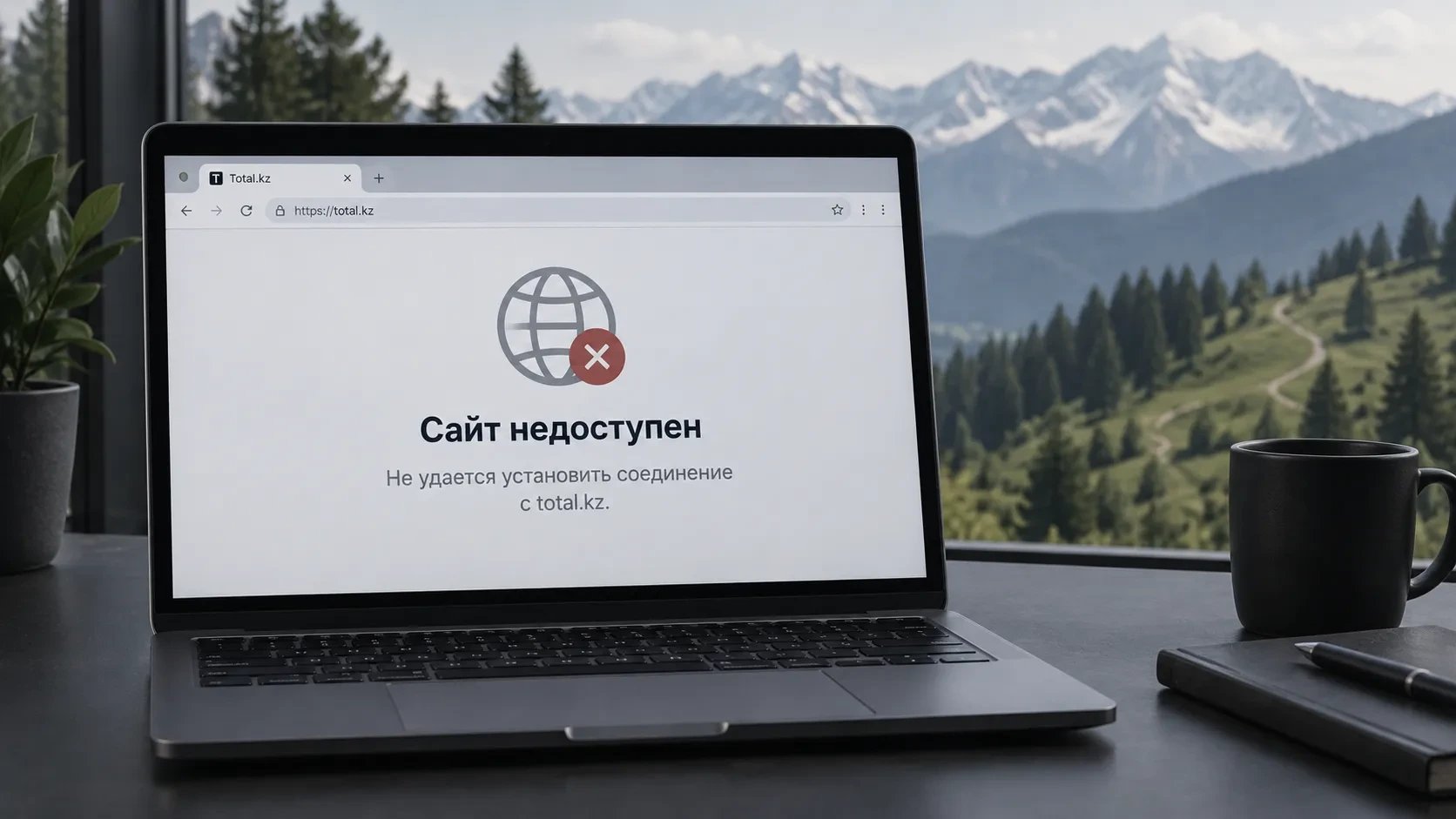 Total.kz стал недоступен после отказа удалить статью о проекте на Кок-Жайлау