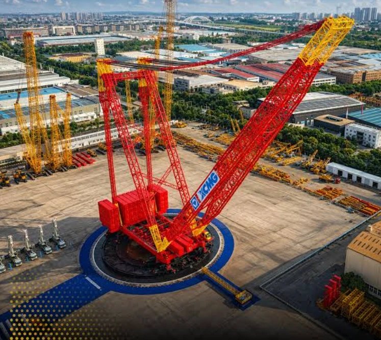 XCMG выпустила первый модуль кольцевого крана на 14 000 тонн в Сюйчжоу