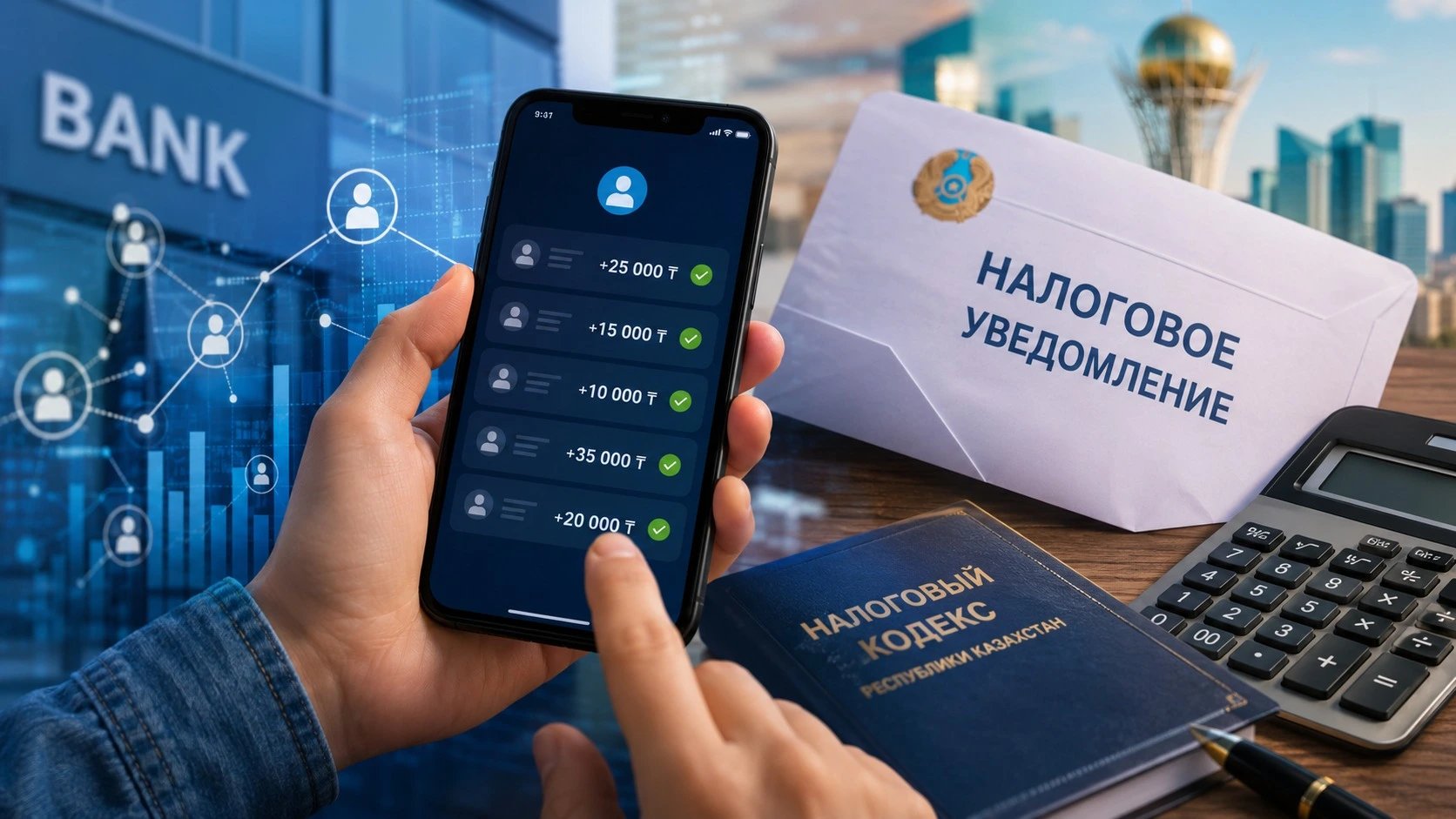 Kazakhstan tax officials clarify mobile transfer rules, personal payments untaxed